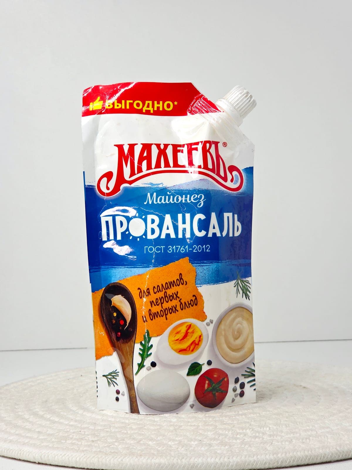 Майонез «Махеевъ» Провансаль белый, 190 г/200 мл