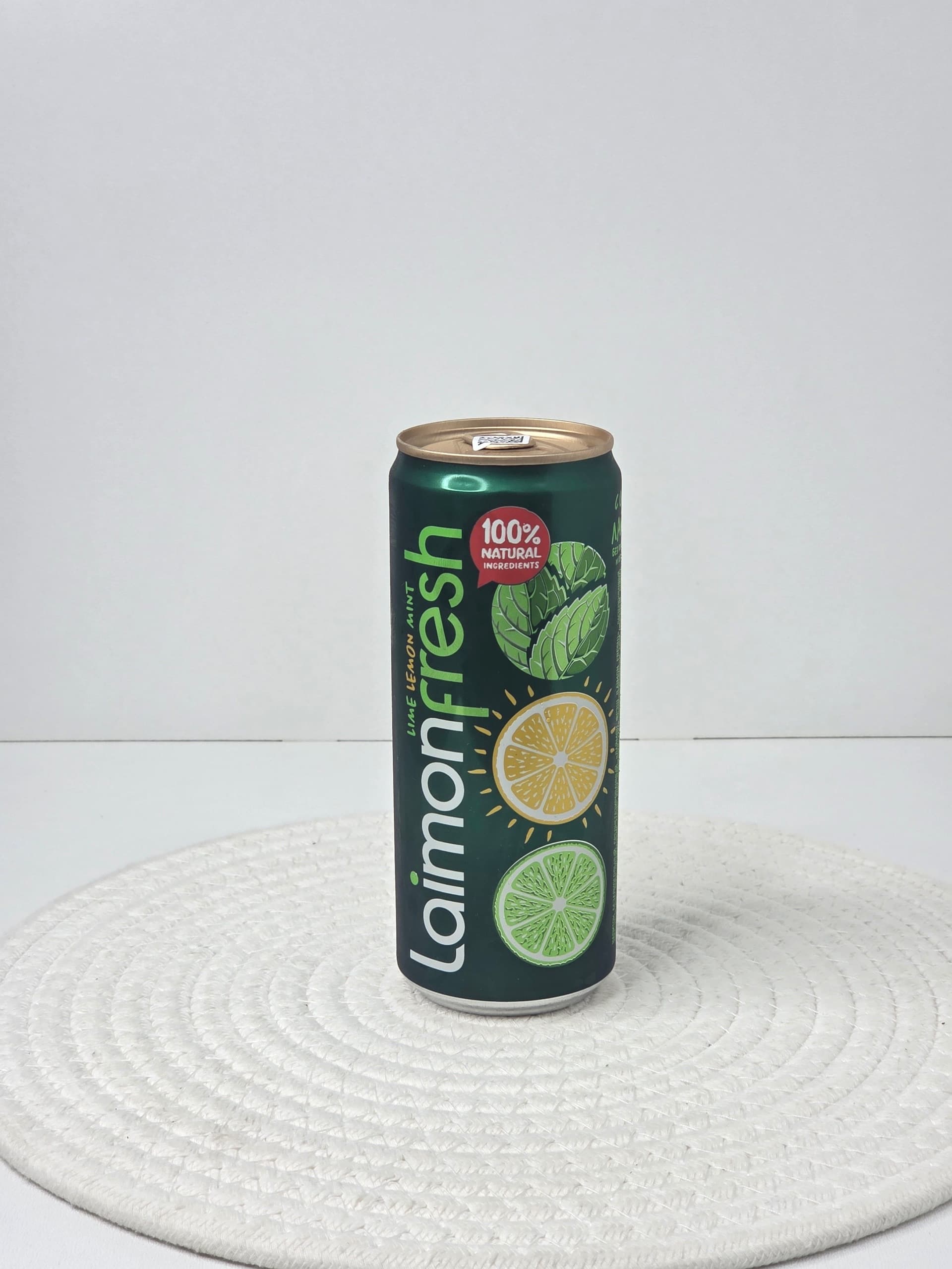 Безалкогольный сильногазированный напиток Laimon Fresh со вкусом лайма, лимона и мяты