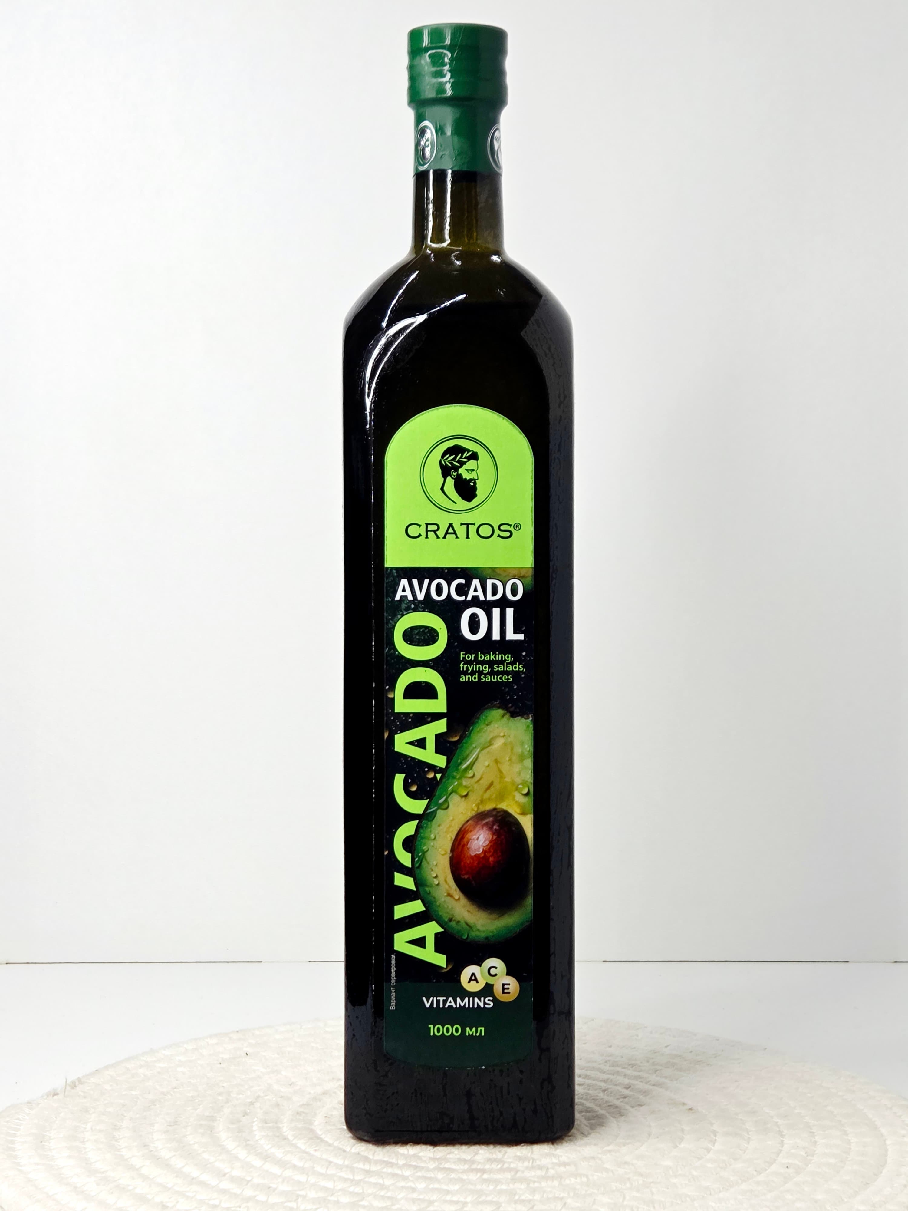 Масло авокадо Cratos Avocado Oil, 1 л