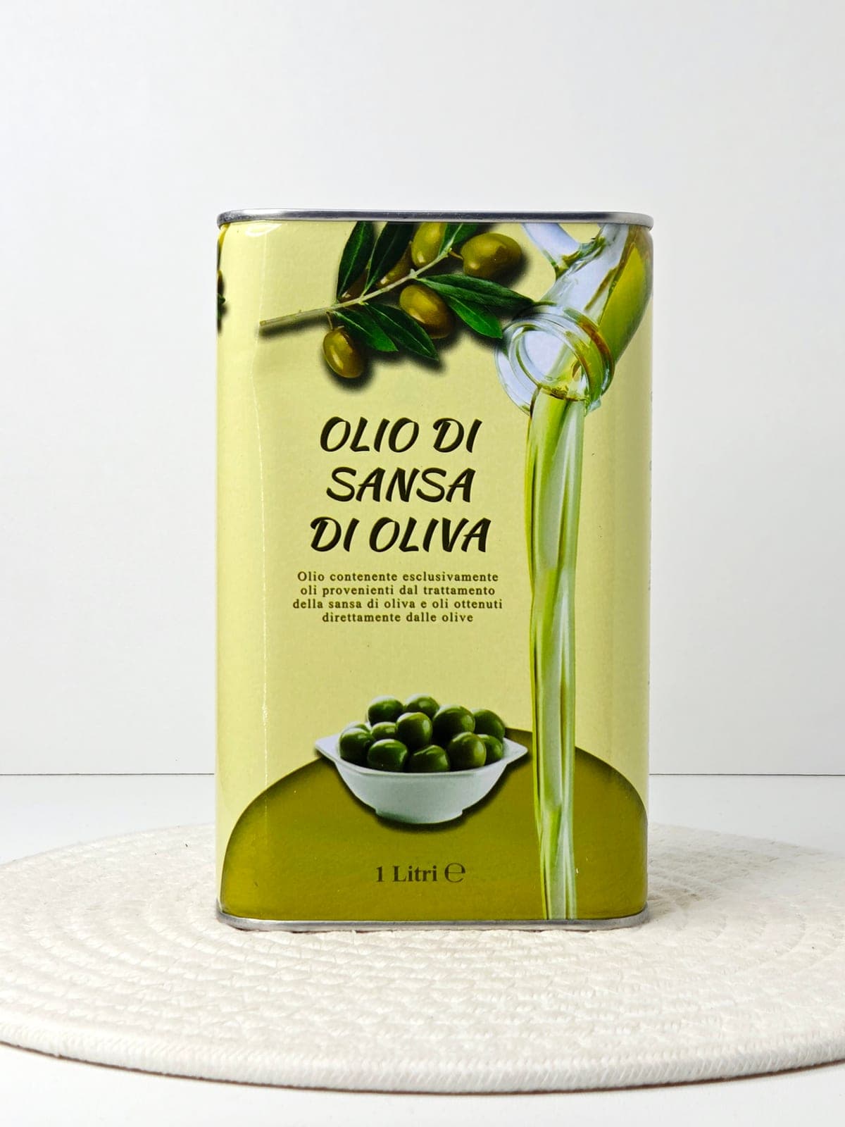 Оливковое масло Olio di Sansa di Oliva, 1 л